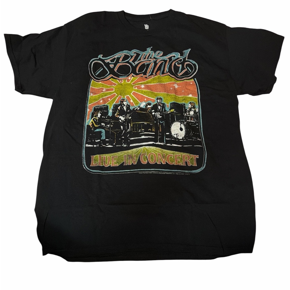 Junk Food Clothing‎ "The Band Live In Concert" The Band Size Medium New T Shirt